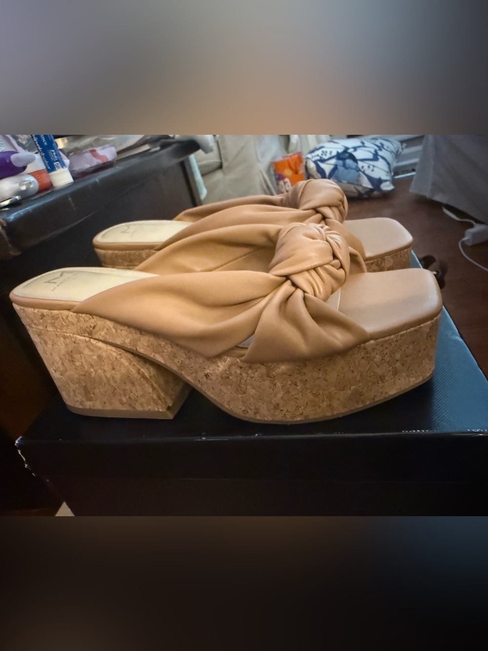 Marc Fisher Sandals - Nude